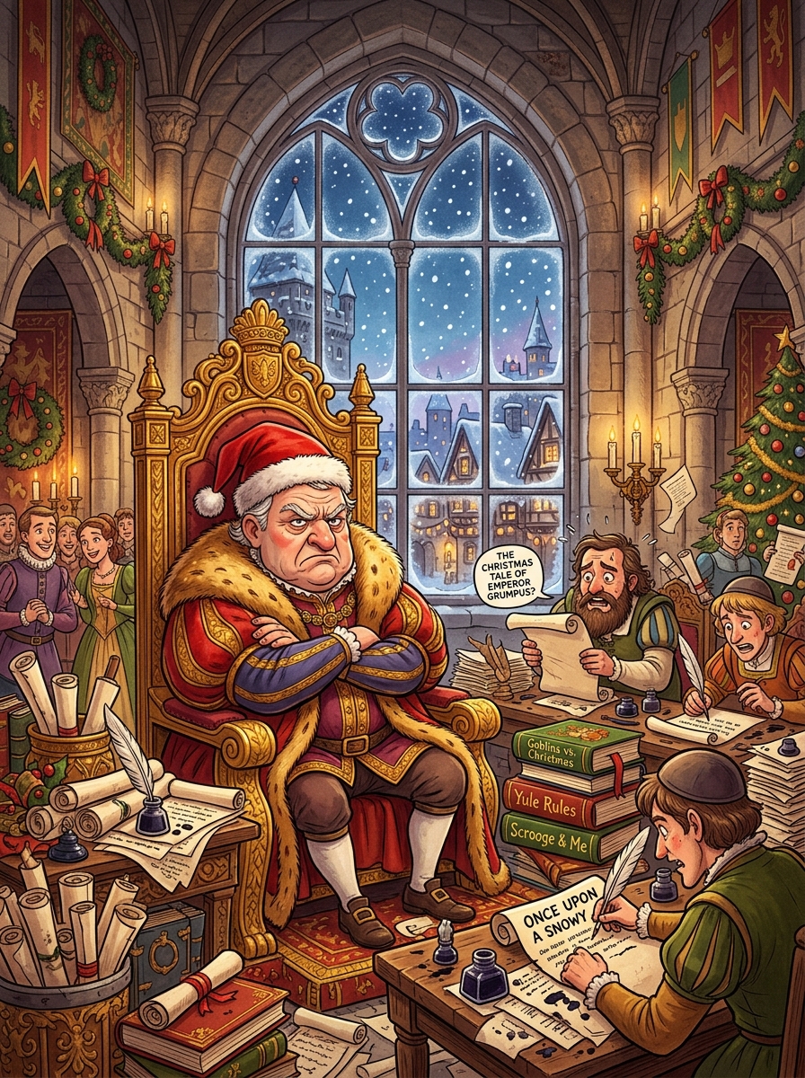 De keizer wil een kerstverhaal